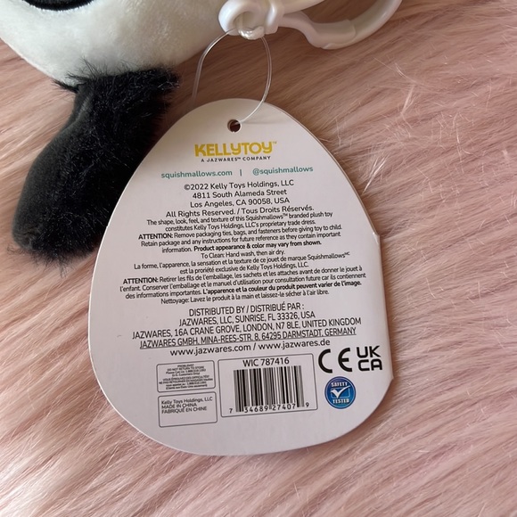 NWT 3” Beau the Ghost Dog Squishmallow Clip — Halloween Collection - Picture 5 of 5